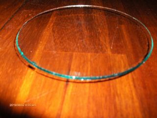 Ant.  / Vintage Convex Clock Glass,  5 3/16 ",  1/2 " Rise,  No Face Scratches