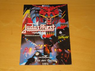 Judas Priest - Defenders Of Faith Tour - Vintage Postcard (promo)
