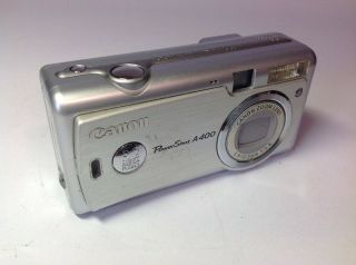 Canon Powershot A400 2x Zoom 3.  2mp Vintage Digital Camera