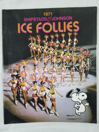 Vintage Shipstads & Johnson 1971 Ice Follies Program