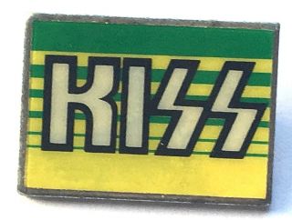 Kiss - Old Og Vtg 70/80`s Metal Pin Badge (not Concert Shirt Tour Patch Lp)
