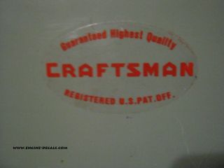 Craftsman Tools Vintage 40 