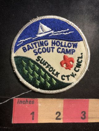 Vtg Baiting Hollow Scout Camp Suffolk County Council Boy Scouts Patch 93xa