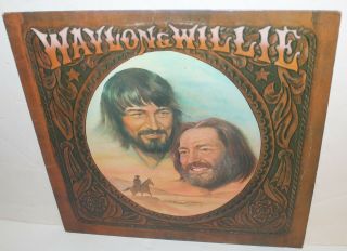 Waylon Jennings & Willie Nelson Vinyl Record Album Vintage Lp Afl1 - 2686 Rca
