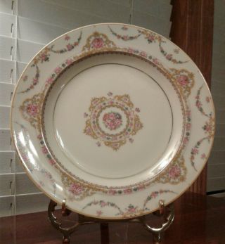 Vintage Theodore Haviland France Limoges Ivory China Clio Dinner Plate 9 1/2 "