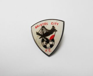 Bristol City Fc - Vintage Enamel Crest Badge.