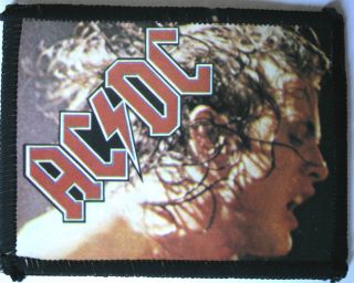 Ac/dc Angus Vintage 1980`s Photo Card Patch (not Shirt Lp Cd Pin Badge)