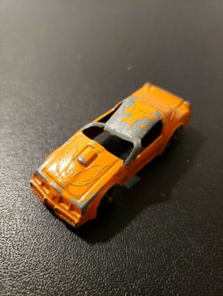 Vintage Tootsie Toy Orange Pontiac Firebird Fire Bird Die Cast Metal Car Usa