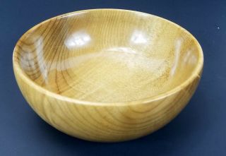 Vintage Oregon Myrtlewood Hand Turned Wooden Bowl