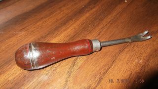 Vintage Tack Puller,  Upholstery Rosewood Handle