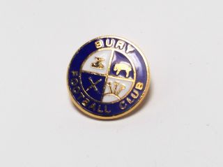 Bury Fc - Vintage Enamel Crest Badge.