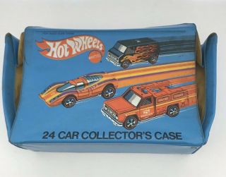 Vintage 1975 Mattel Hot Wheels 24 Car Collector 