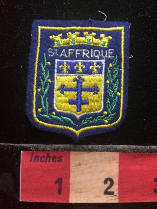 Vtg St.  Affrique France Jacket Patch French Travel Souvenir 71q7