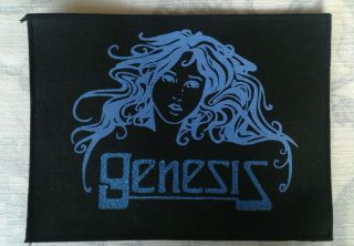 Genesis Printed Large Glitter Effect Patch Vintage 032 Girl Motif