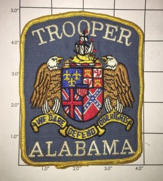 Alabama Trooper Patch - Vintage