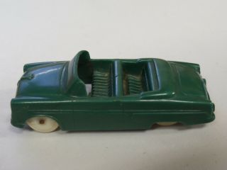 Vintage F & F Mold and Die Plastic Coupe Convertible Green Cereal Premium 2