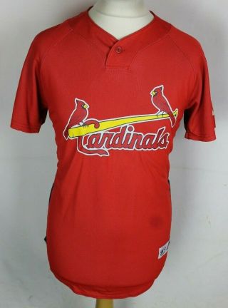 Vintage St Louis Cardinals Baseball Jersey Shirt Youths Xl Majestic