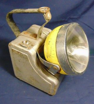 Vintage Justrite Pendragon Railroad Train Light Lantern Lamp Metal Made In Usa