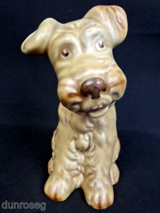 Sylvac Vintage Tan/brown Terrier Dog,  1378,  Made In England