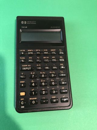 Vintage Hp 10b Business Financial Calculator Hewlett Packard