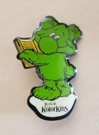 Official Kodak Kolorkins Green Vintage Retro Camera Film Enamel Pin Badge