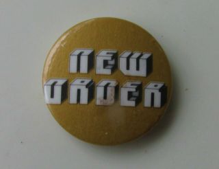 Order Vintage Metal Button Badge From The 1980 