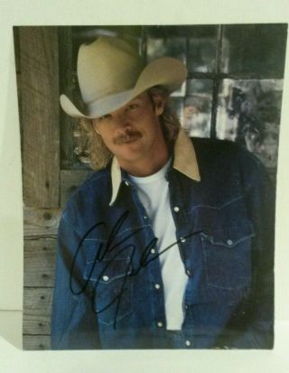 Alan Jackson Country Star Signed Chattahoochee Glossy Color Vintage Shot