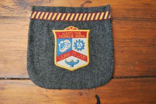 Vintage School Badge Blazer Pocket Hamilton Technical School Victoria Australia