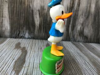 Donald Duck Disney Vintage Toy Push - Up Puppet By Gabriel 4