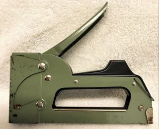 Vintage Arrow Staple Gun - Model T - 55 Green - In