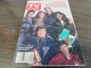 Vintage - May 16th 1987 - Tv Guide - Members Of Head Of The Class - Cover - Vg