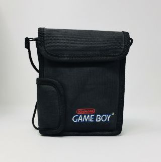 Vintage Nintendo Gameboy Carrying Case Black Strap