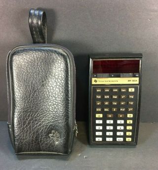Vintage Texas Instruments Sr - 50a Scientific Calculator W/ Case