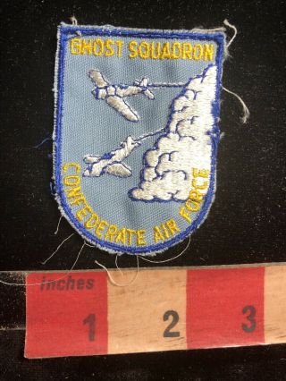 Vintage Ghost Squadron Confederate Air Force Patch 97t4