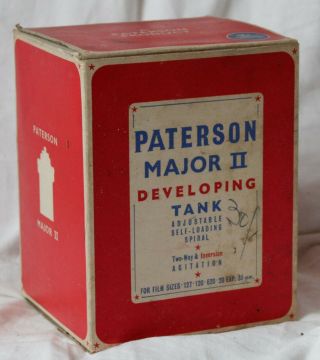 Vintage Paterson Major Ii Film Developing Tank With Adjustable Spiral
