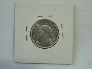 Vintage Canada 1951 25 Cent Silver High Refief Cat Value 25.  00 P21
