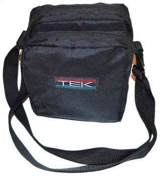 Portable Cd Player Case Camera Bag Travel Shoulder Bag Black Vintage Tek