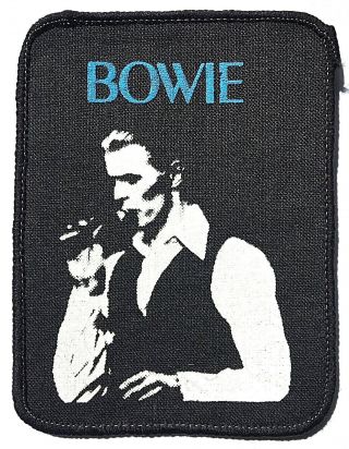 David Bowie - On Stage - Old Og Vtg Early 1980`s Printed Patch Sew On