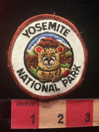 Vintage Little Critter Yosemite National Park California Patch 81g2