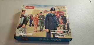 Vintage Airfix Ho/oo Scale Civilians S6 - 89 Box Only
