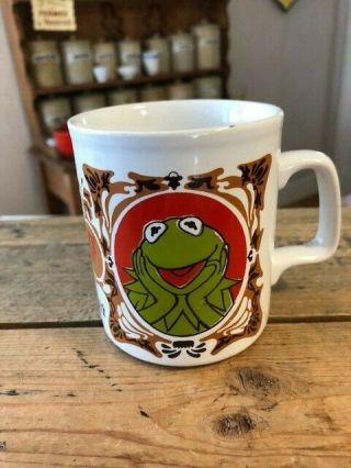 Vintage Kiln Craft Muppet Show 1970’s French Drinking Mug – Kermit–
