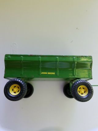 Vintage John Deere Ertl Farm Tractor Grain Wagon Trailer Implement 1/16 Scale