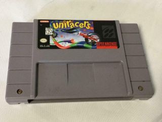 Nintendo Snes Uniracers Game Authentic Vintage