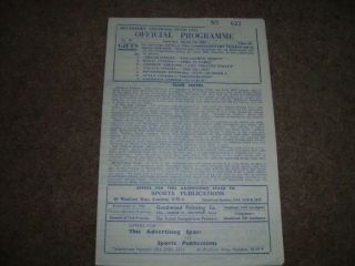 Vintage Southport V Halifax Town 7th March 1953