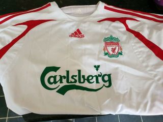 Retro Liverpool Away Shirt,  2007 - 08,  Vintage,  Xl