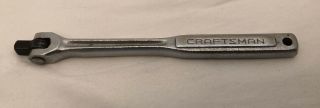 Vintage Craftsman 1/4 " Drive Breaker Bar - V43523 - Flex Head