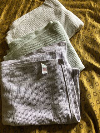 Bundle Of Vintage Mothercare Baby Blankets