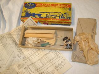 Vintage Ho Scale Train Railroad Model Kit Ideal Wood Refrigerator Car St Louis