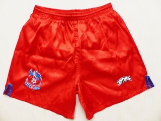 Vintage Football Shorts Nutmeg Crystal Palace 1995 - 96 Home S.  S (small)