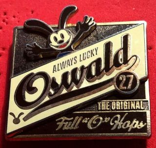 Disney Wdw 2014 Vintage Oswald The Lucky Rabbit Always Lucky Full “o” Hops Pin
